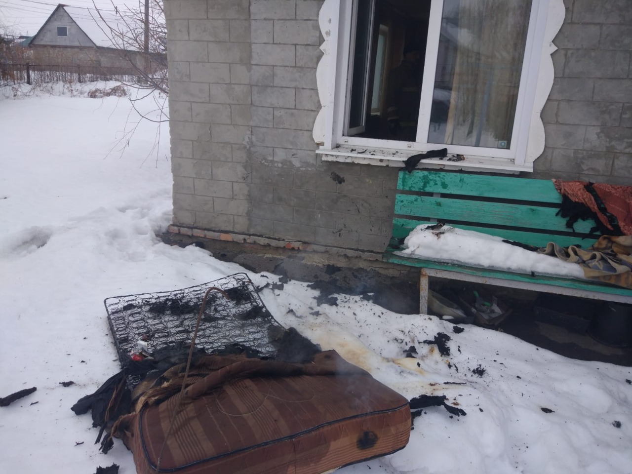 В Пензенской области мужчина сгорел заживо в частном доме