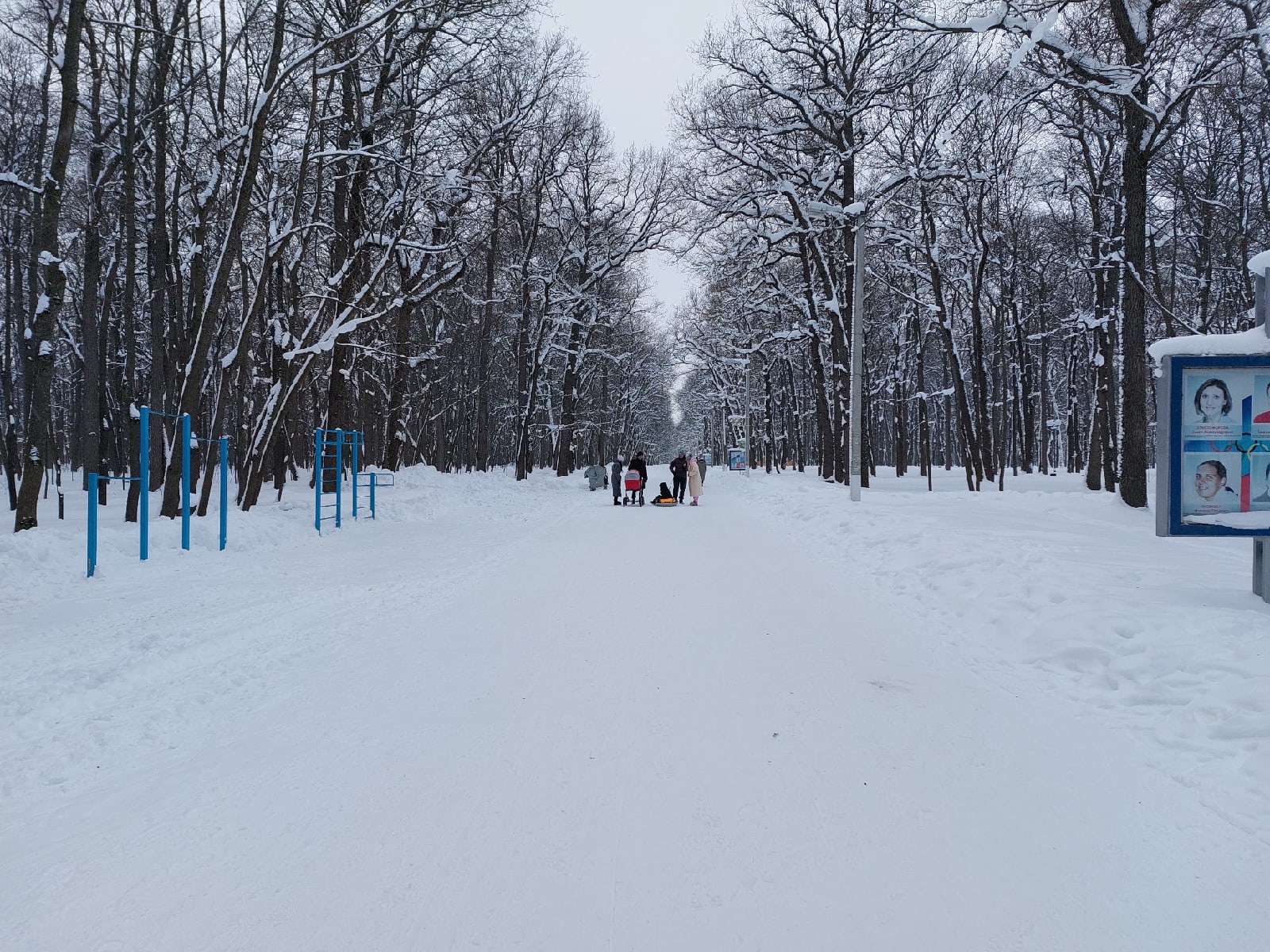 В Пензенской области теплая и снежная погода