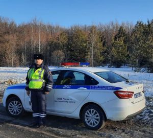 В Бессоновском районе инспектор ДПС спас несколько человек от пожара