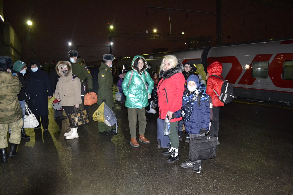 В Пензу прибудет еще один поезд с эвакуированными из Донецка людьми