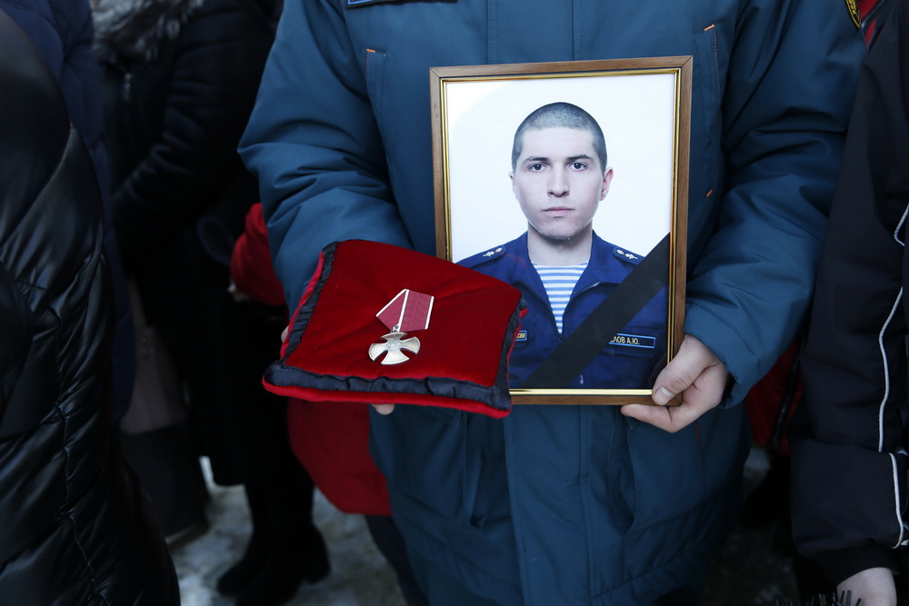 В Кузнецком районе простились с погибшим на Украине Александром Беловым