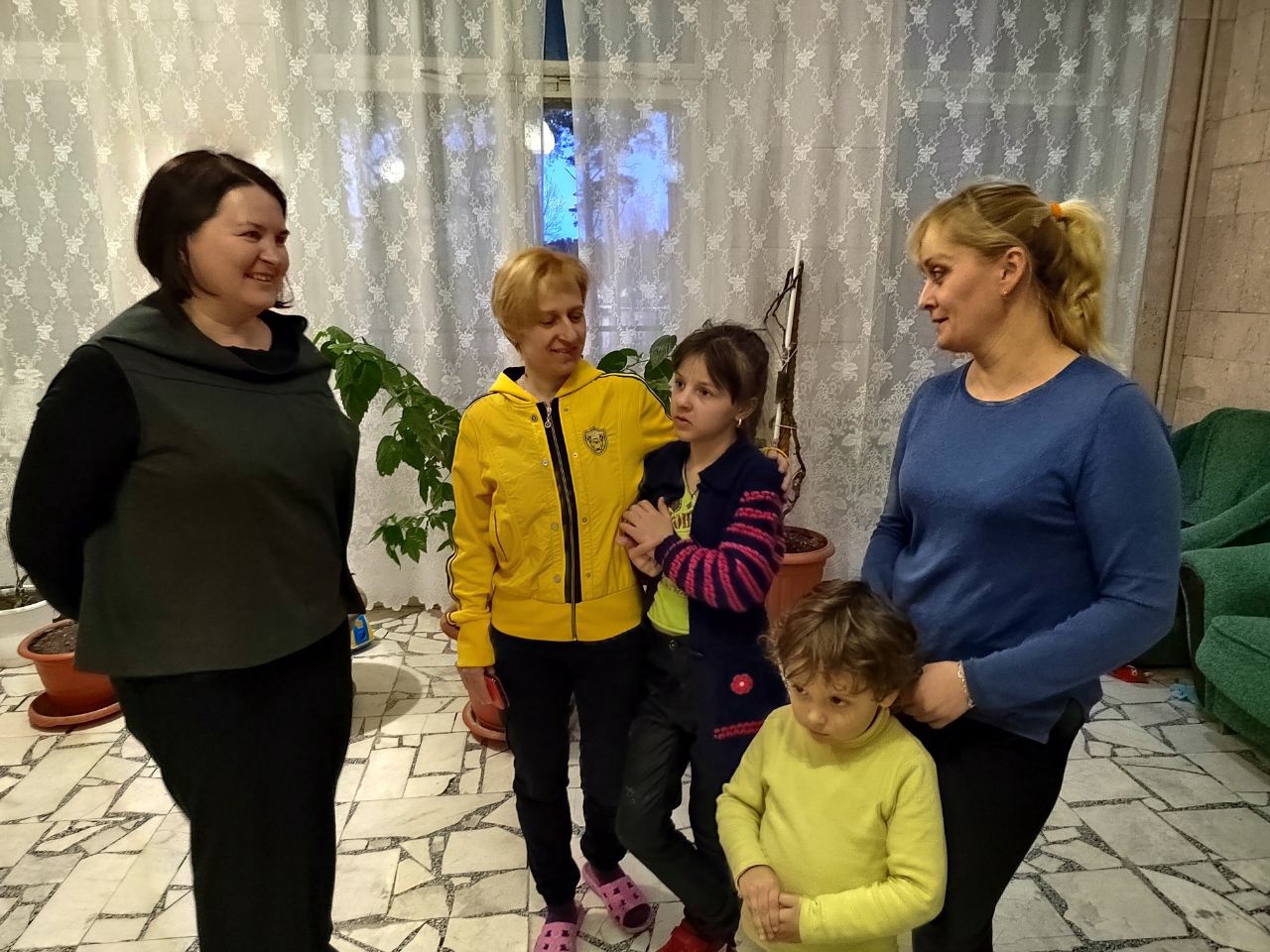 Ольга Чистякова навестила семьи из Донбасса, эвакуированные в Пензу