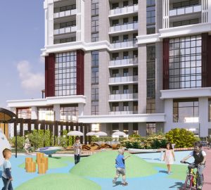 Двор ЖК «Созвездие» в Спутнике – для радости и интересного отдыха