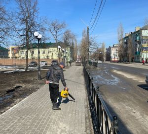 Кузнецкие коммунальщики готовят город ко Дню Победы