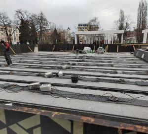 В Пензе рабочим пришлось приводить в порядок главный фонтан города