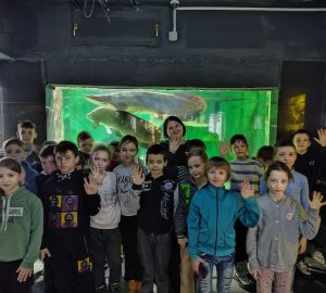 Ольга Чистякова организовала экскурсию в океанариум для детей Донбасса