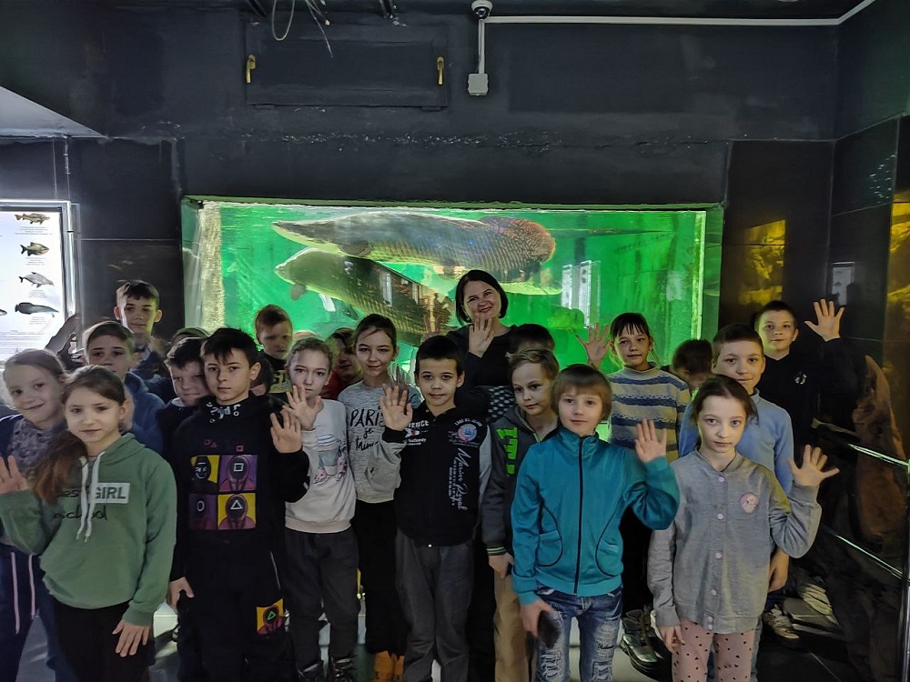 Ольга Чистякова организовала экскурсию в океанариум для детей Донбасса
