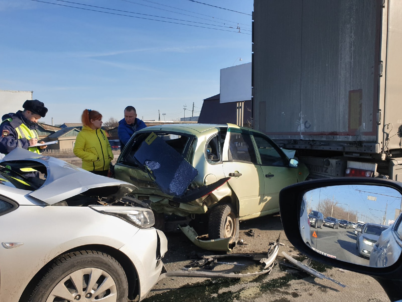 В Пензе ДТП у Сурского моста спровоцировало километровую пробку