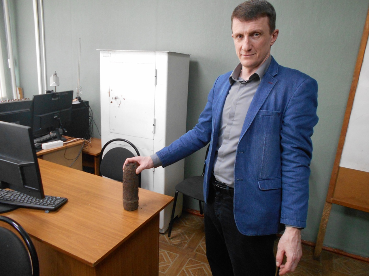 В Тамале нашли гильзу от снаряда времён Великой Отечественной войны