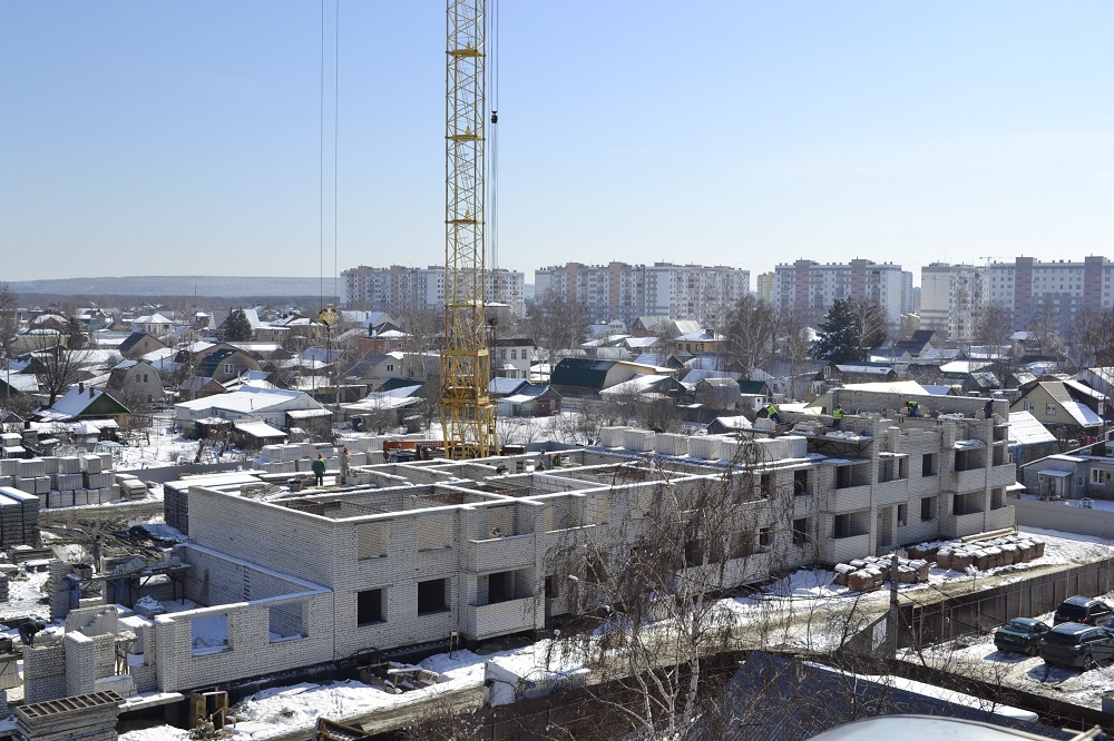 Строительство жилого дома "Утро" в Терновке идет строго по графику