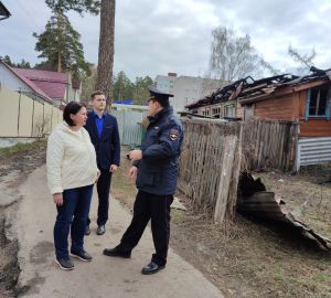 Ольга Чистякова: "Погорельцам с улицы Ботанической будет оказана помощь"