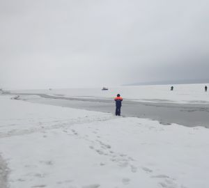 Пензенских рыбаков каждый год уносит "на одной и той же льдине"