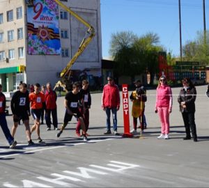 В Сердобске прошла эстафета в честь Дня Победы