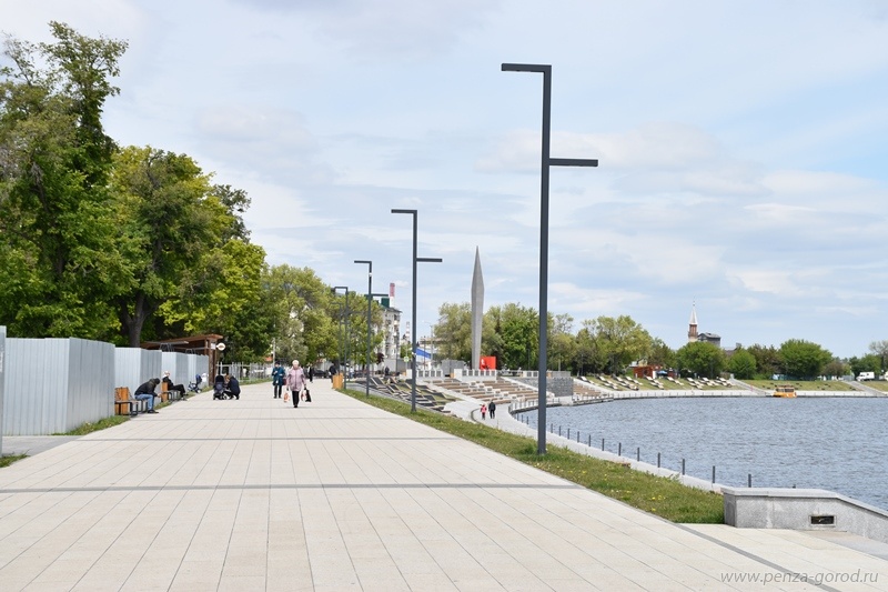 Стартовал очередной этап благоустройства набережной в Пензе