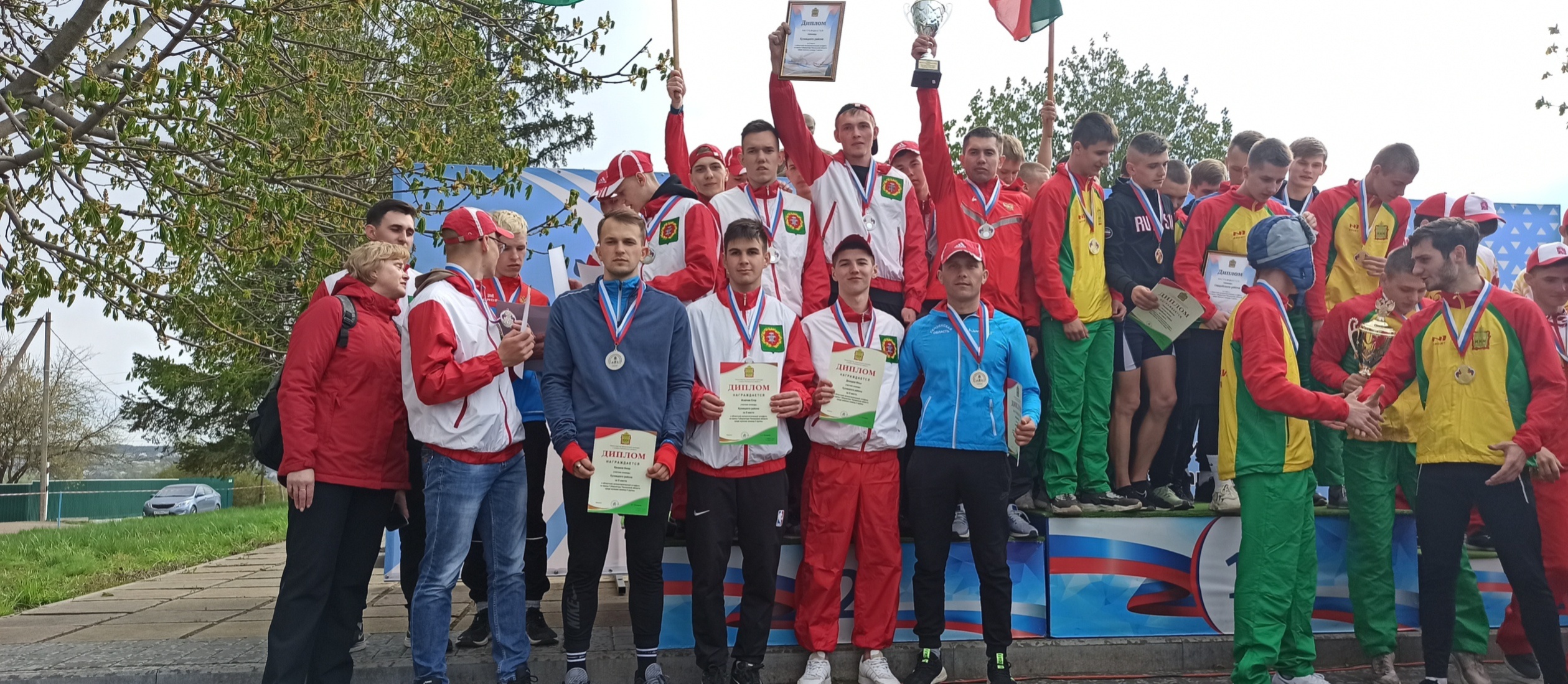 Мужская сборная Кузнецкого района заняла 2 место на губернаторской эстафете
