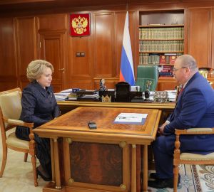 Валентина Матвиенко и Олег Мельниченко в Москве обсудили вопросы развития Пензенской области
