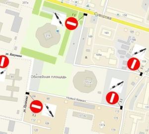 В Пензе внесли изменения в схему движения на 9 мая