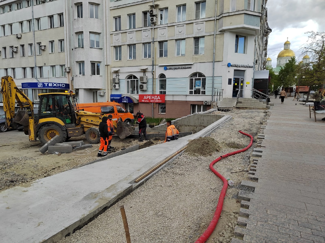 В Пензе на обновленной Московской улице сделают пандус