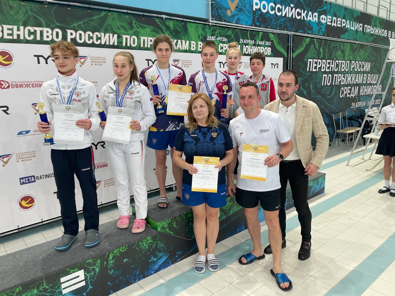 Пензенские спортсмены привезут домой медали первенства России по прыжкам в воду