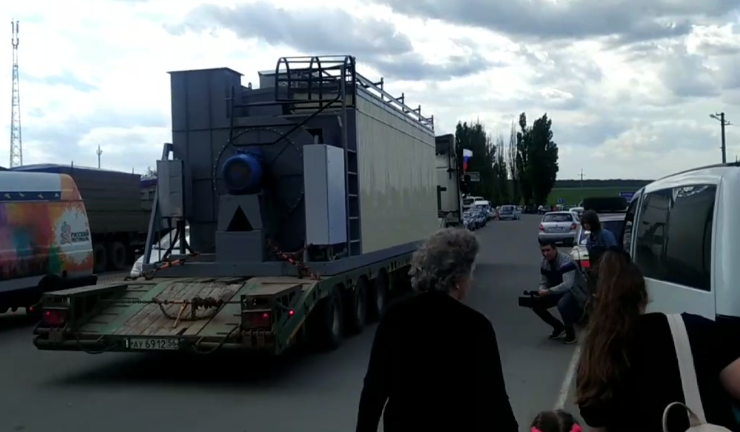 Из Пензенской области в ДНР доставили партию комплектующих первого передвижного асфальтобетонного завода