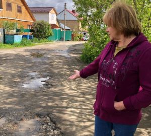 После видеообращения пензячки в городе впервые за 30 лет отремонтирую дорогу