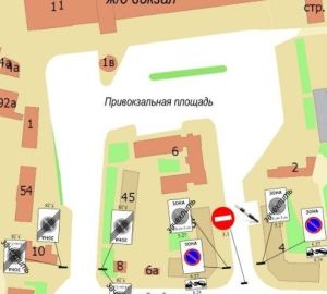 В Пензе на Привокзальной площади ограничат движение автомобилей