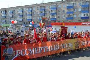 В Бессмертном полку на 9 мая участвовали почти 50 000 пензенцев