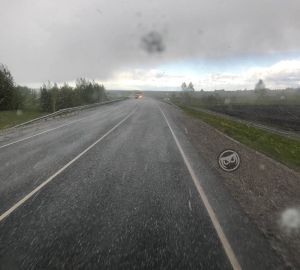 В Пензе прошел крупный град