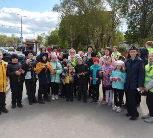 Сотрудники Госавтоинспекции присоединились к акции «Георгиевская ленточка»