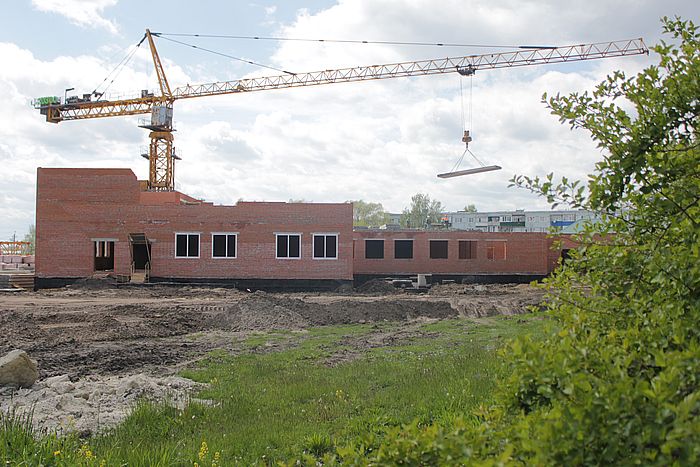 Стало известно, как продвигается строительство новой школы в селе Чемодановка