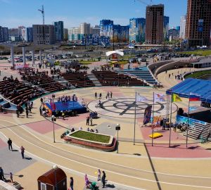«Город развлечений» устроил большой праздник спорта в Спутнике