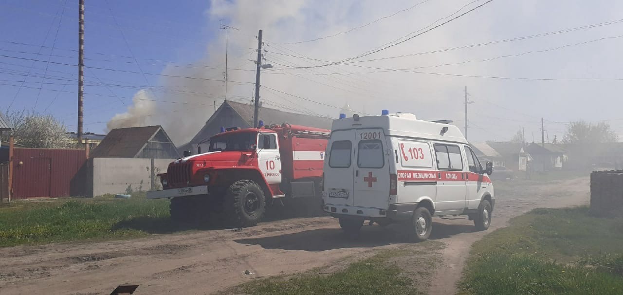 В Сердобске в результате пожара сгорели надворные постройки