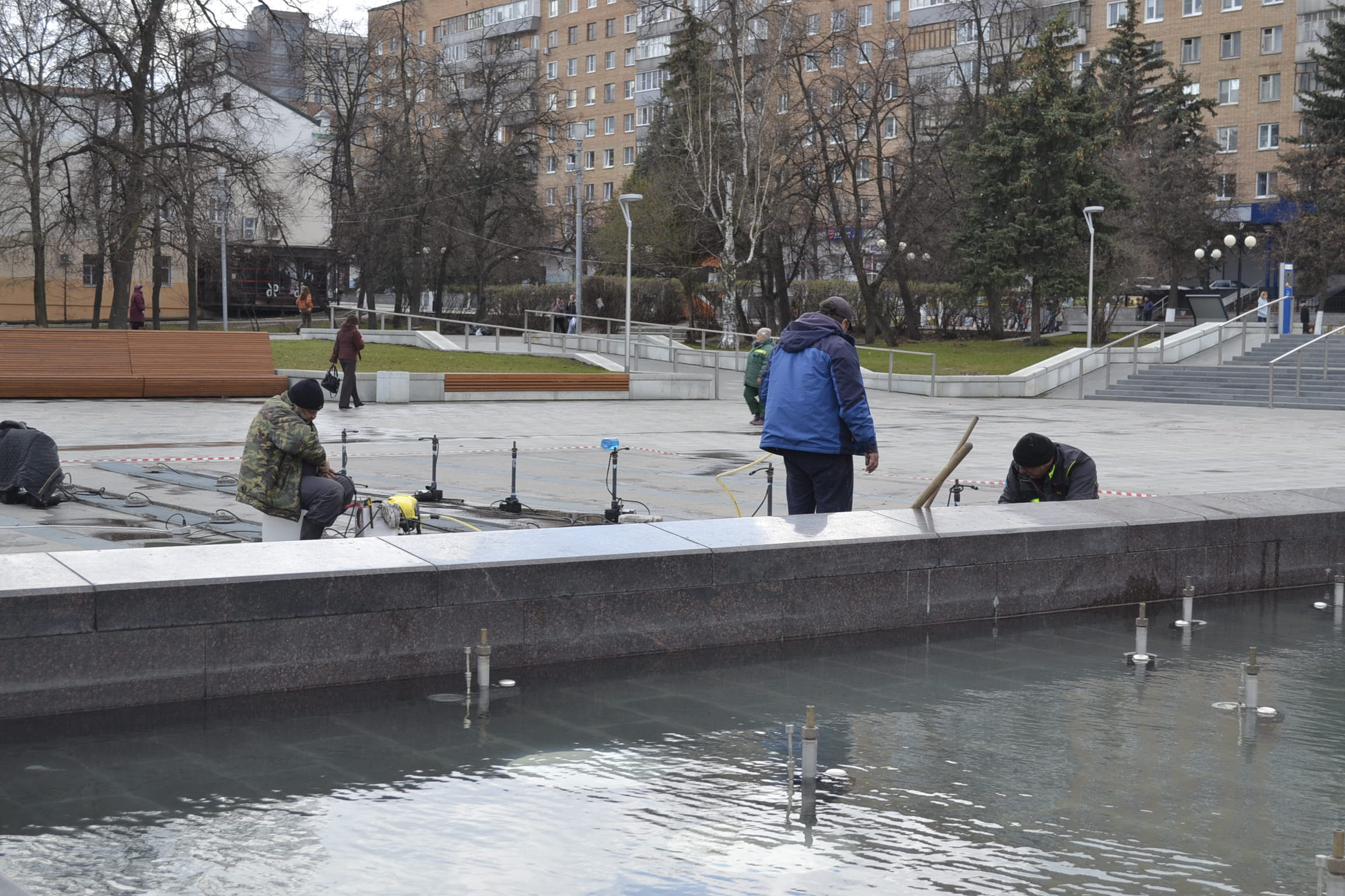 В Пензе 9 мая не работал главный городской фонтан