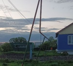 В селе Тамалинского района падают газовые трубы