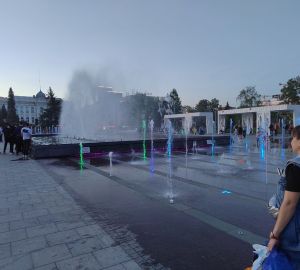В Пензе на 2 дня раньше включили фонтан