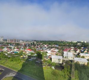 В Пензе Западную поляну затянуло сизым дымом