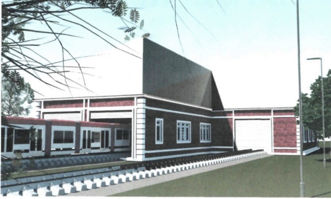 На Детской железной дороге в Пензе начали строить новое здание депо