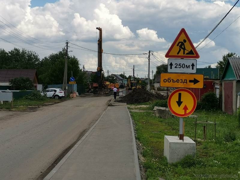 В Пензе мост по улице Батайской собираются достроить в октябре