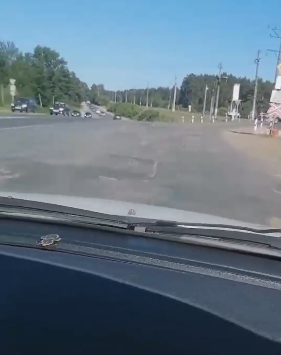 Дорога у Ахунского переезда в Пензе представляет опасность для водителей