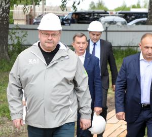 Глава Пензенской области проверил строительство Бессоновской школы