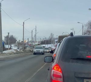 Проблему пробок по дороге на Бессоновку будут решать в два этапа