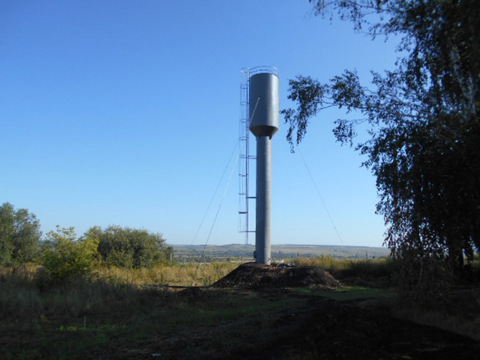 В Кузнецком районе привели в порядок водонапорную башню
