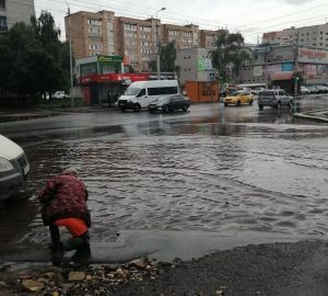 Депутата озадачил полив пензенских улиц водой во время ливня