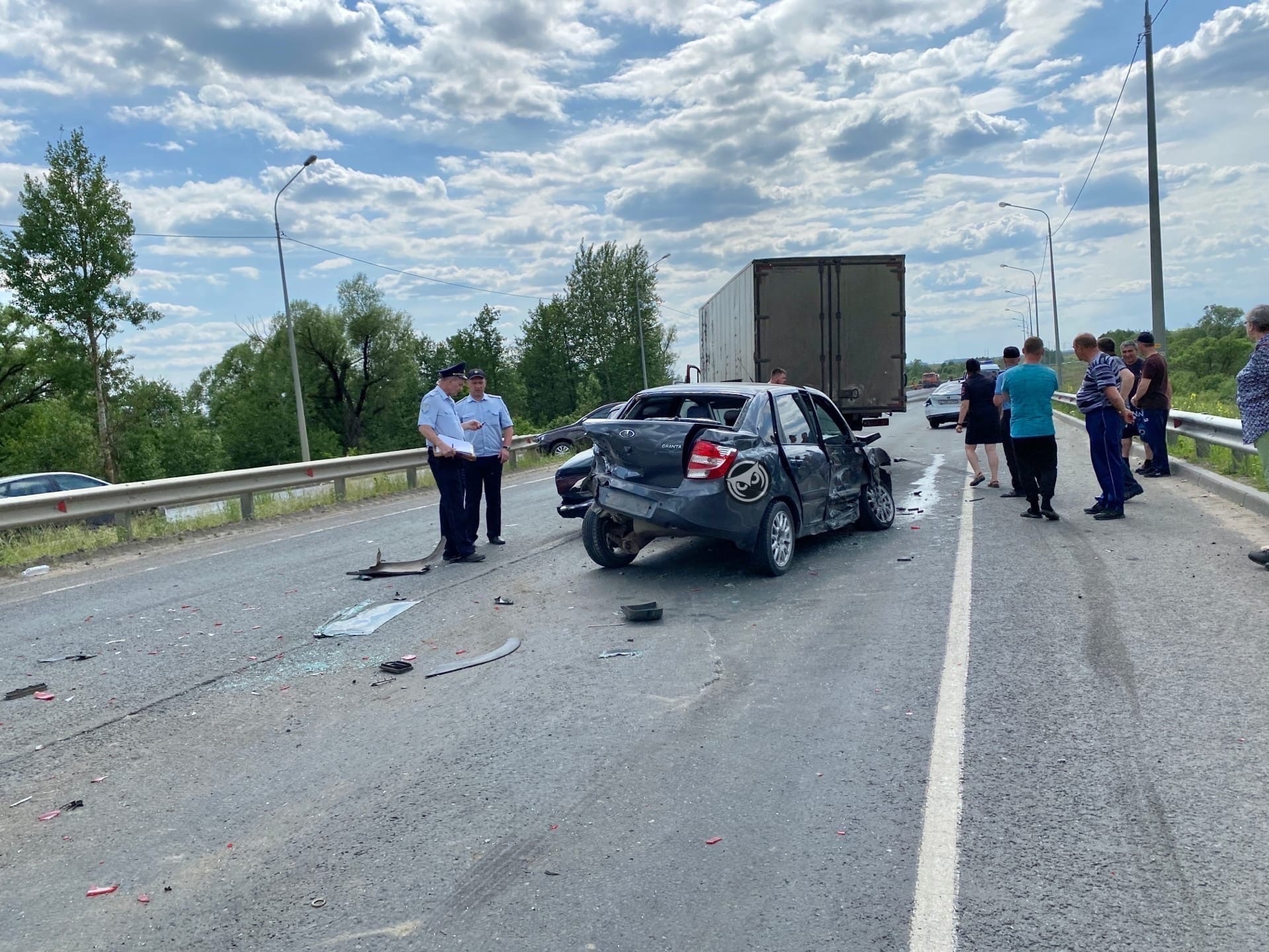 На трассе М5 «Урал» в Пензенской области произошло массовое ДТП с пятью машинами