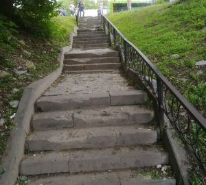 Стало известно, будут ли в Пензе ремонтировать лестницу к Спасо-Преображенскому монастырю