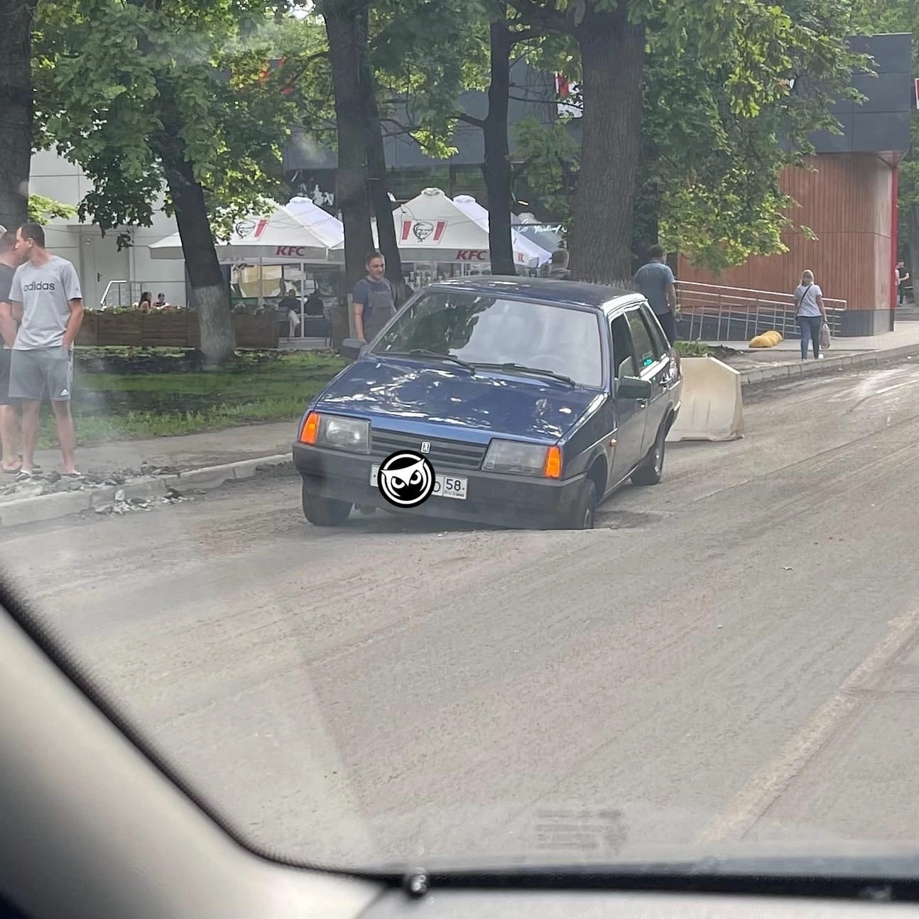 В центре Пензы автомобилистов поджидает ловушка