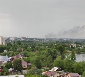 Пензенцев напугал чёрный дым в Заводском районе