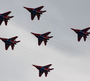 Опубликовано время выступления авиационной группы высшего пилотажа «Стрижи» в Пензе