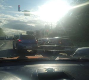 Пензенцы попали в пробку из-за ремонта дороги на Ленинградской и Лермонтова