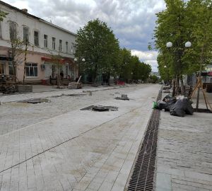 Отремонтированная часть улицы Московской будет недоступна для проезда транспорта